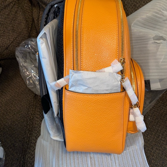 SOLD on Ⓜ️ Coach Orange Court Backpack - Picture 3 of 9